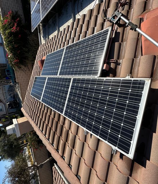 solar panel cleaning after