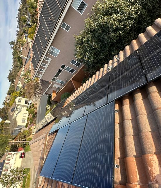 solar panel cleaning after