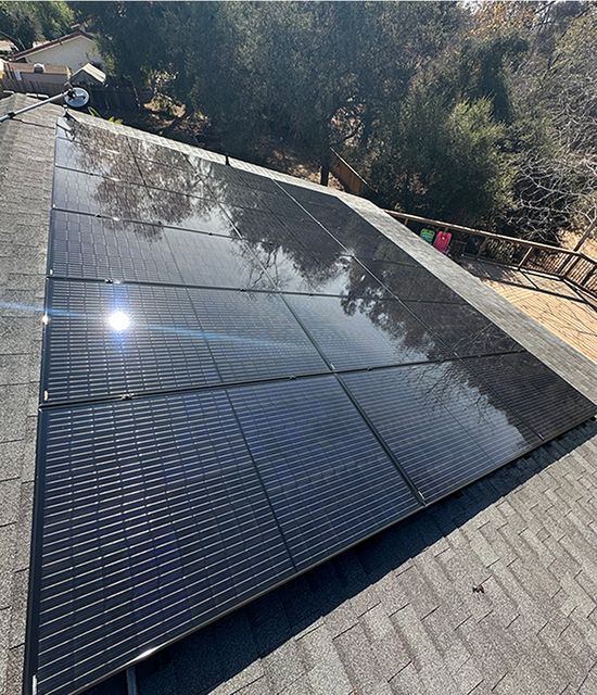 solar panel cleaning after