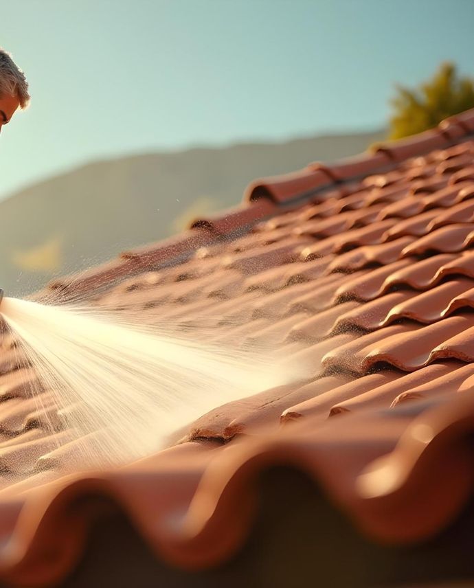 roof and exterior washing